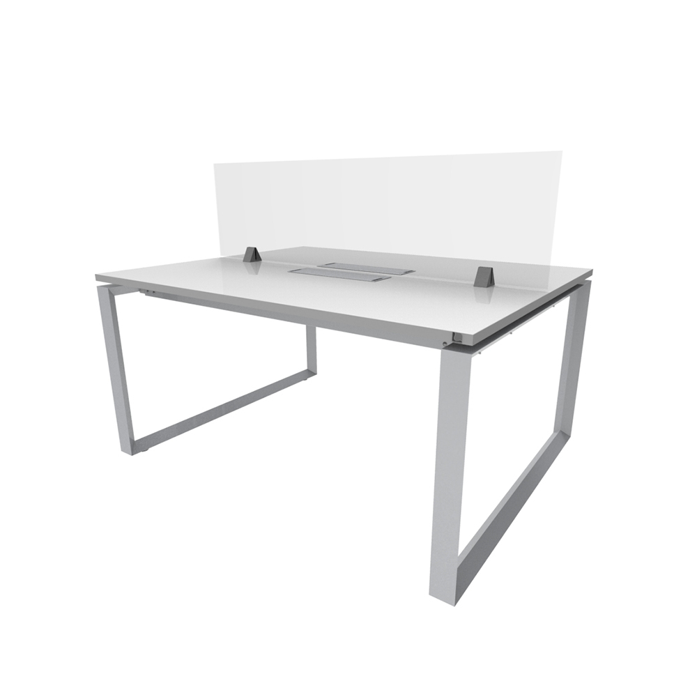 Bench_2p_Nuvo_Chiuso_Triangolare_electrificable_con_pantalla_01 Bench Nuvó Chiuso Triangolare 2p electrificable con pantalla divisora - Imagen 1