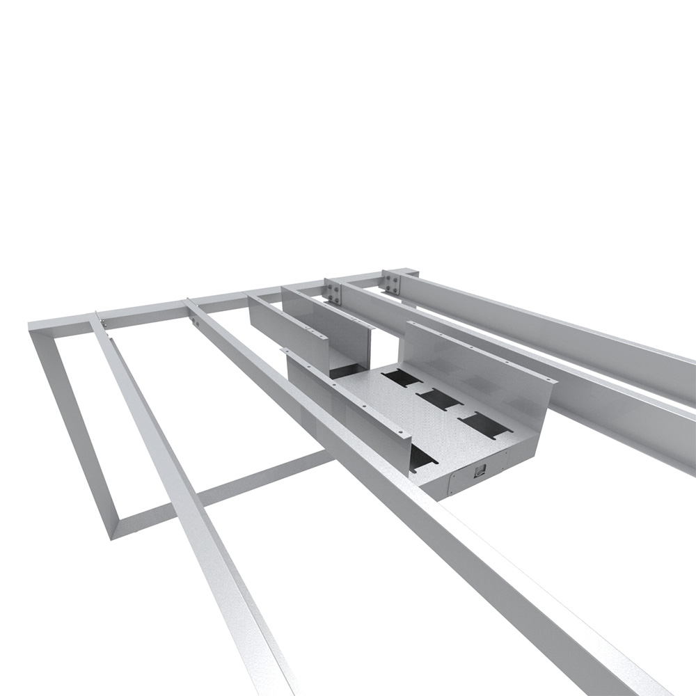 Bench_2p_Nuvo_Chiuso_Triangolare_electrificable_con_pantalla_07 Bench Nuvó Chiuso Triangolare 2p electrificable con pantalla divisora - Imagen 7