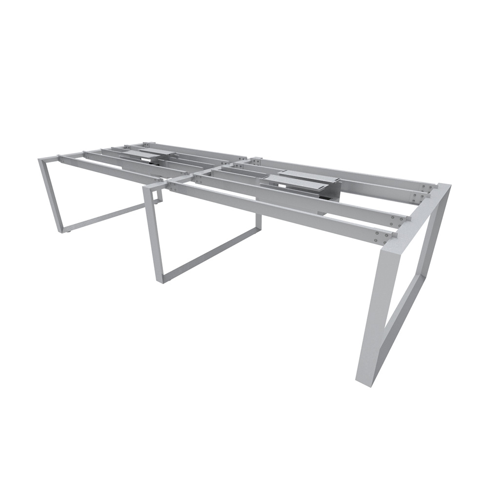 Bench_4p_Nuvo_Chiuso_Triangolare_electrificable_con_pantalla_06 Bench Nuvó Chiuso Triangolare 4p electrificable con pantalla divisora - Imagen 6