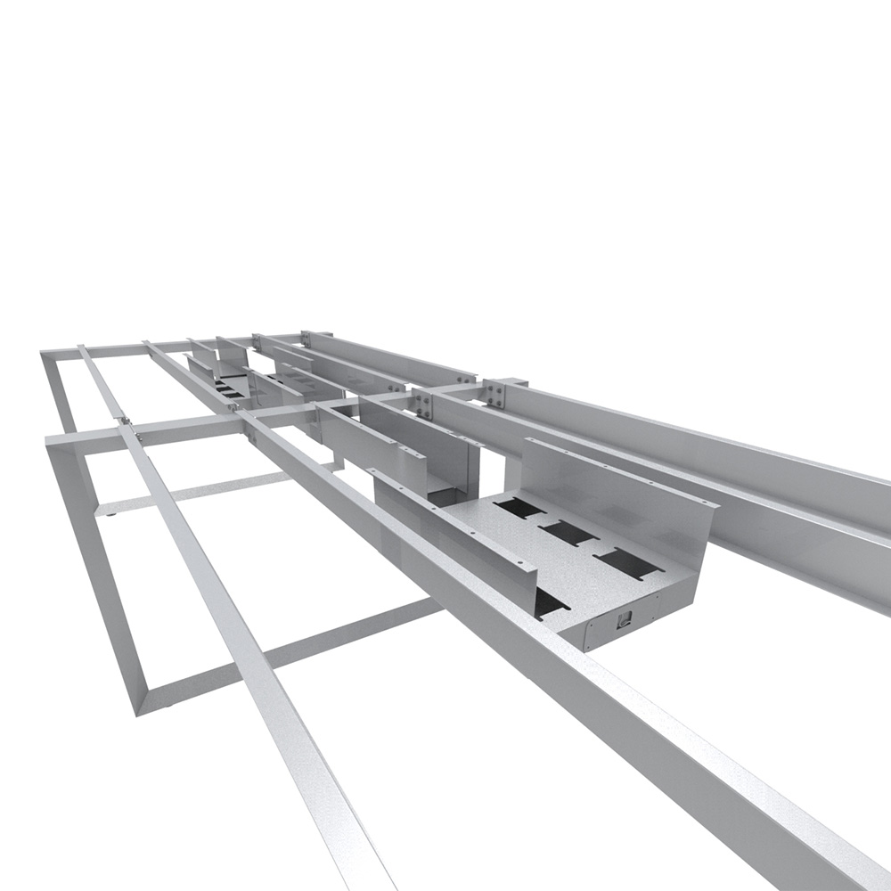 Bench_4p_Nuvo_Chiuso_Triangolare_electrificable_con_pantalla_07 Bench Nuvó Chiuso Triangolare 4p electrificable con pantalla divisora - Imagen 7