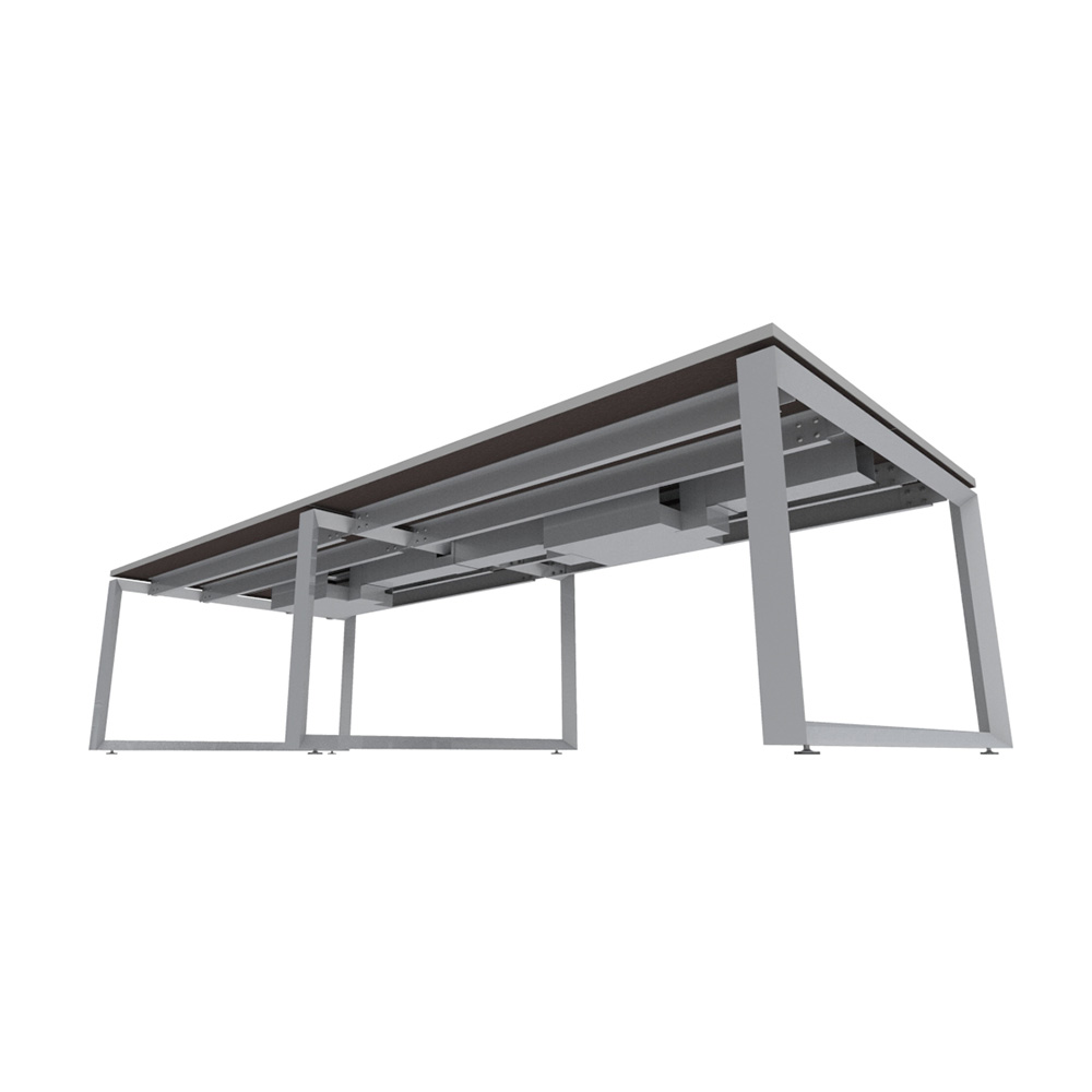 Bench_4p_Nuvo_Chiuso_Triangolare_electrificable_sin_pantalla_04 Bench Nuvó Chiuso Triangolare 4p electrificable sin pantalla divisora - Imagen 4