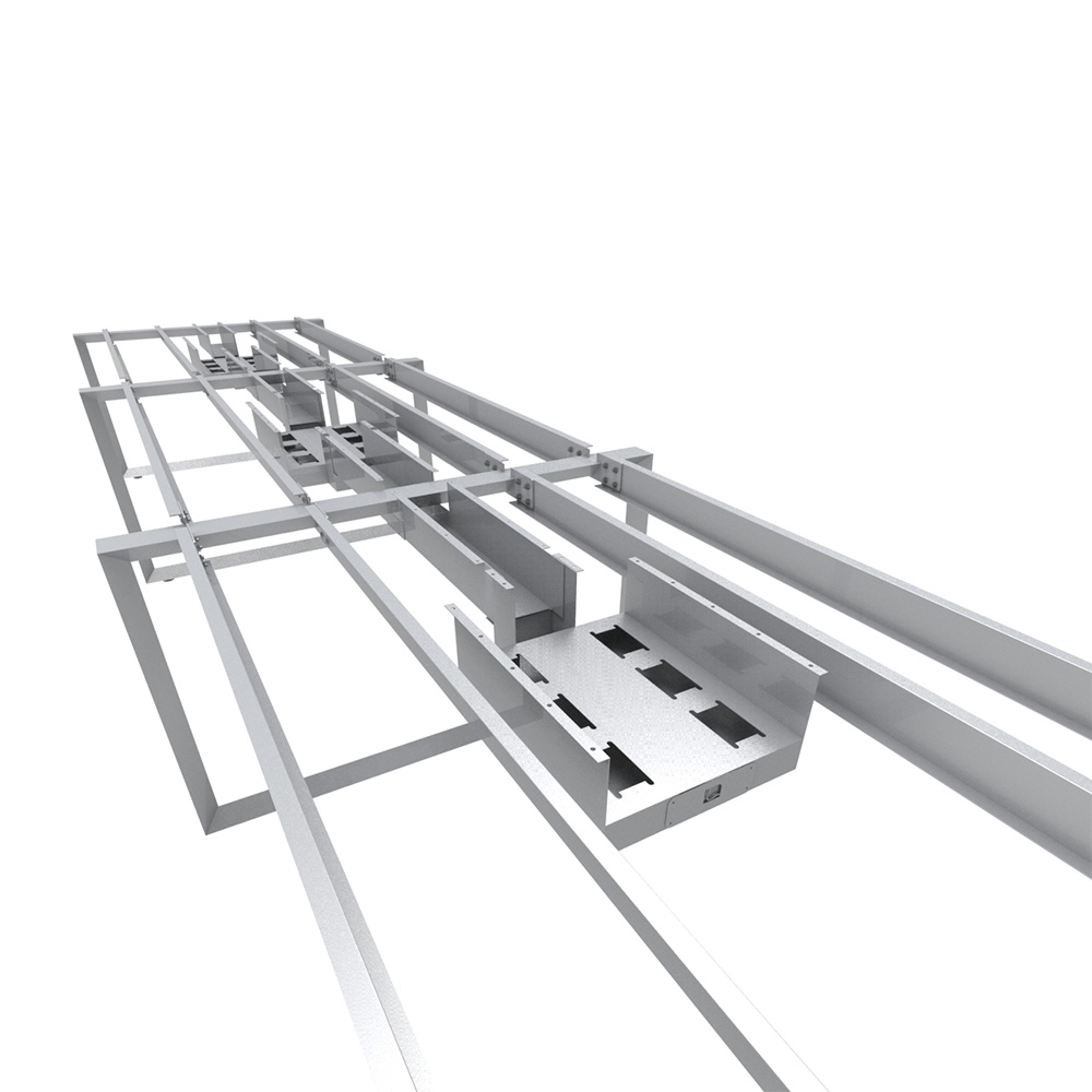 Bench_6p_Nuvo_Chiuso_Triangolare_electrificable_con_pantalla_07 Bench Nuvó Chiuso Triangolare 6p electrificable con pantalla divisora - Imagen 7