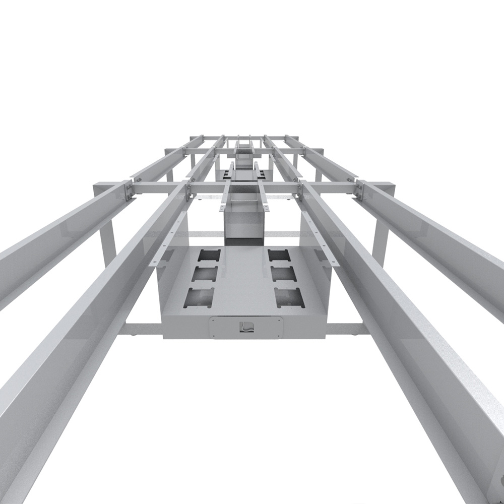 Bench_6p_Nuvo_Chiuso_Triangolare_electrificable_con_pantalla_08 Bench Nuvó Chiuso Triangolare 6p electrificable con pantalla divisora - Imagen 8