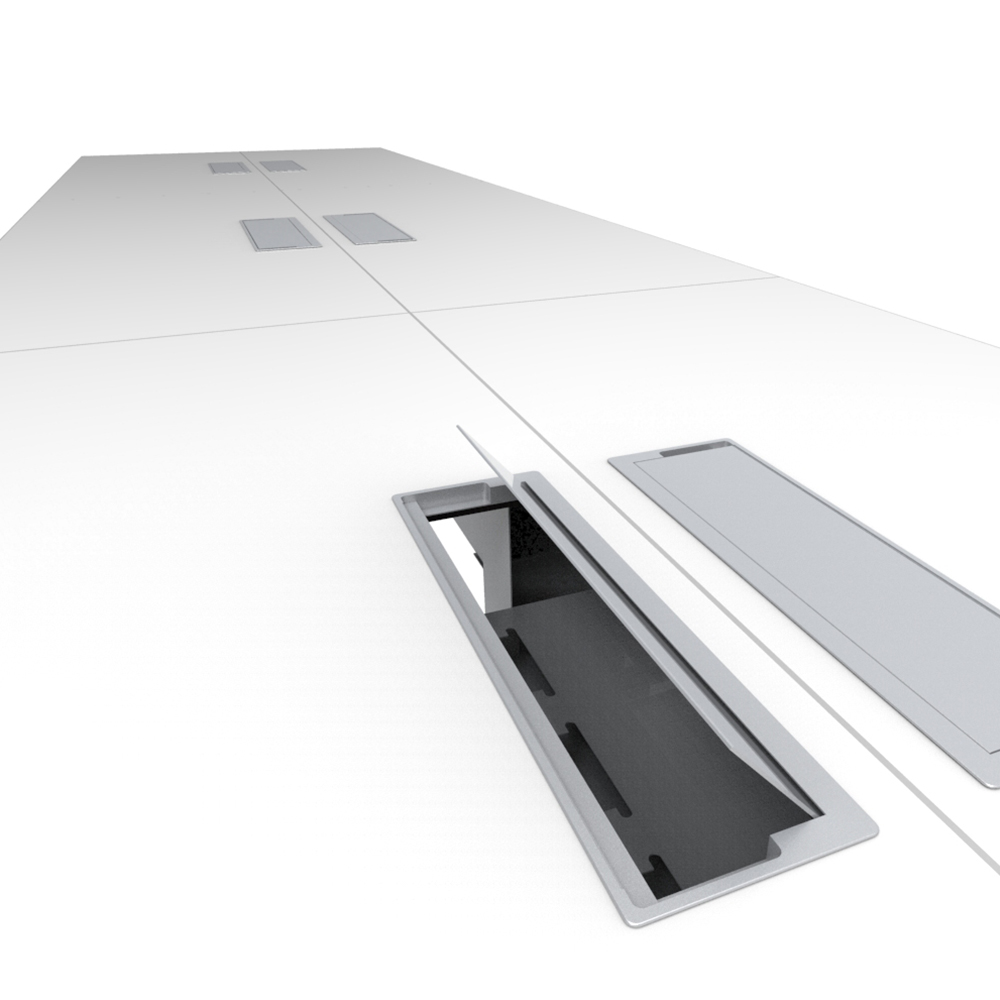 Bench_6p_Nuvo_Chiuso_Triangolare_electrificable_sin_pantalla_04 Bench Nuvó Chiuso Triangolare 6p electrificable sin pantalla divisora - Imagen 4