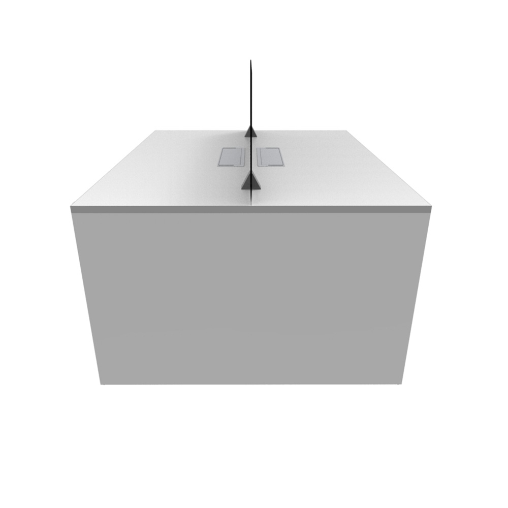 Bench_Simply_2p_Electrificable_con_pantalla_divisora_02 Bench Simply 2p Electrificable con pantalla divisora - Imagen 2