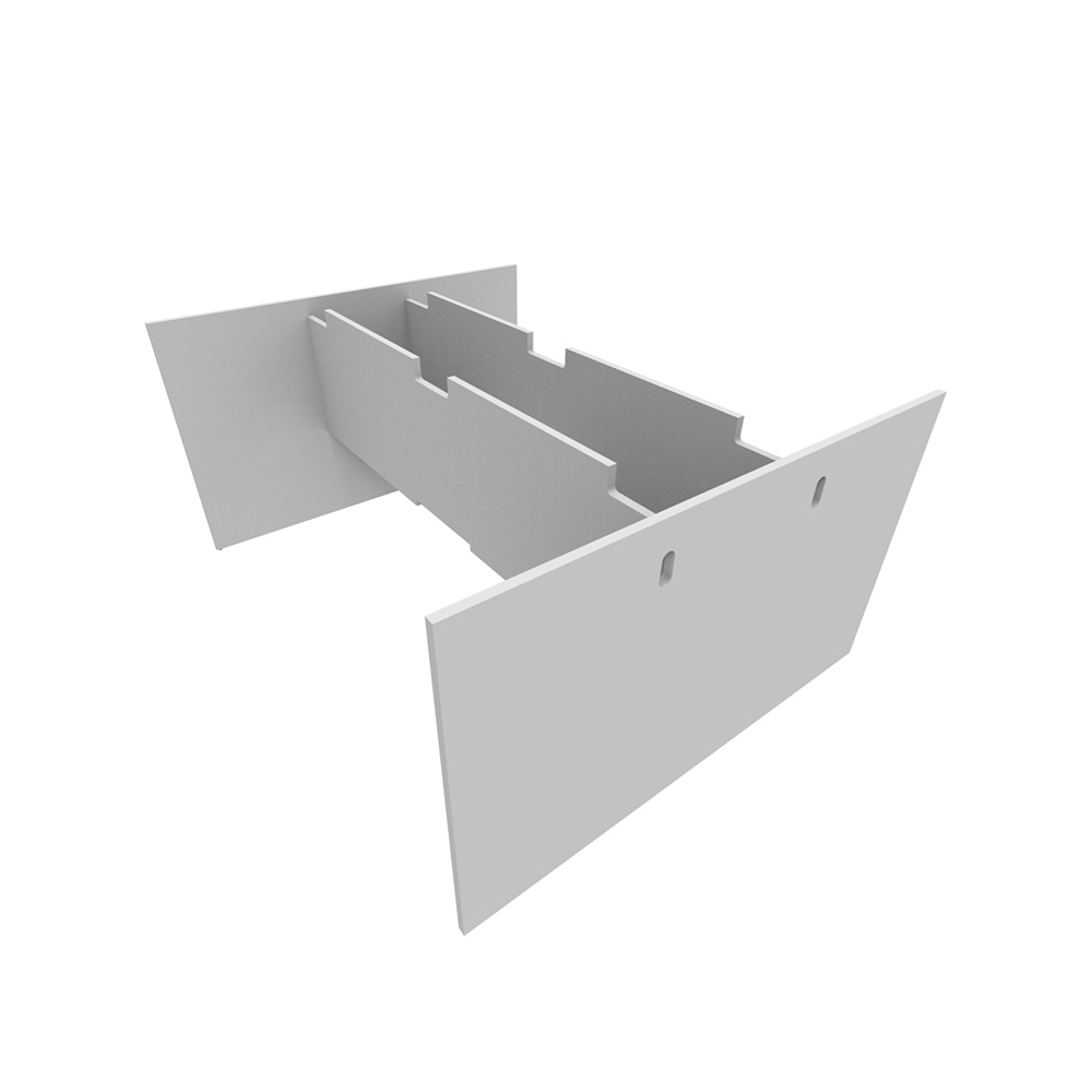 Bench_Simply_2p_sin_electrificacion_sin_pantalla_divisora_07 Bench Simply 2p sin electrificación, sin pantalla divisora - Imagen 7