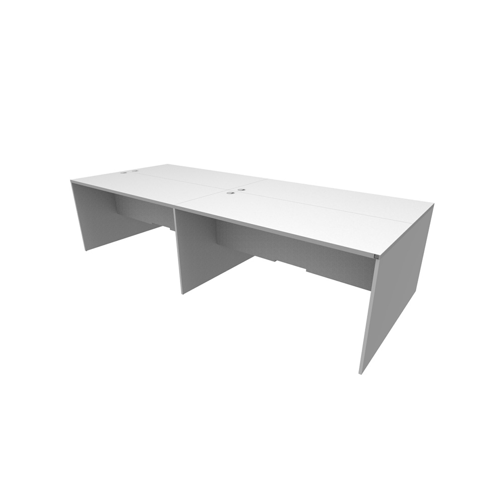 Bench_Simply_4p_sin_electrificacion_sin_pantalla_divisora_01 Bench Simply 4p sin electrificación, sin pantalla divisora - Imagen 1