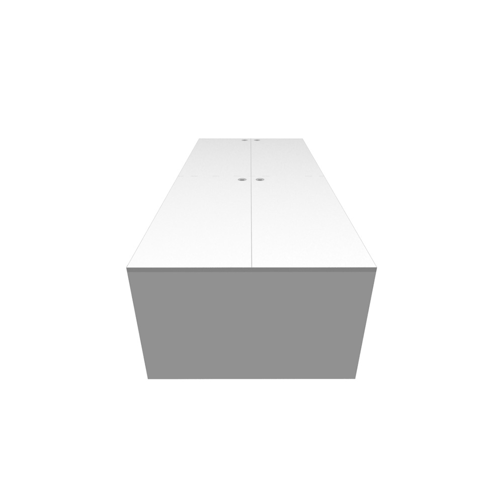 Bench_Simply_4p_sin_electrificacion_sin_pantalla_divisora_02 Bench Simply 4p sin electrificación, sin pantalla divisora - Imagen 2