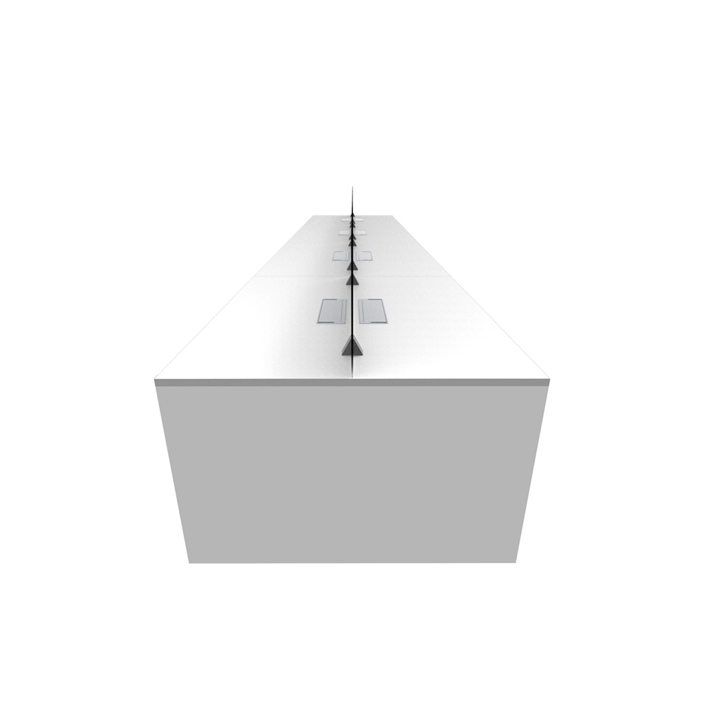 Bench_Simply_8p_Electrificable_con_pantalla_divisora_03 Bench Simply 8p Electrificable con pantalla divisora - Imagen 3