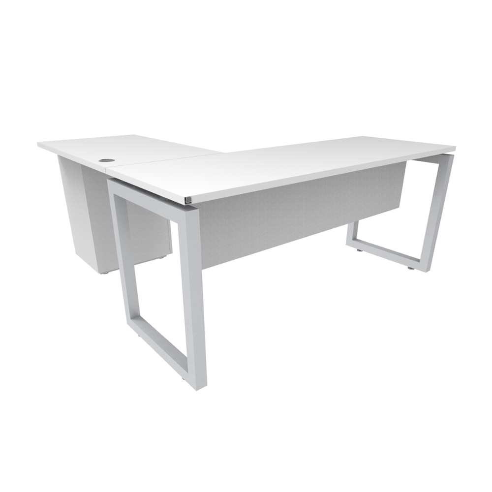 Nuvo_chiuso_con_lateral_cajonera_pedestal_sin_elec_faldon_melamina_01 Nuvó Chiuso  con Lateral y cajonera pedestal sin electrificación/ Faldón Melamina - Imagen 1