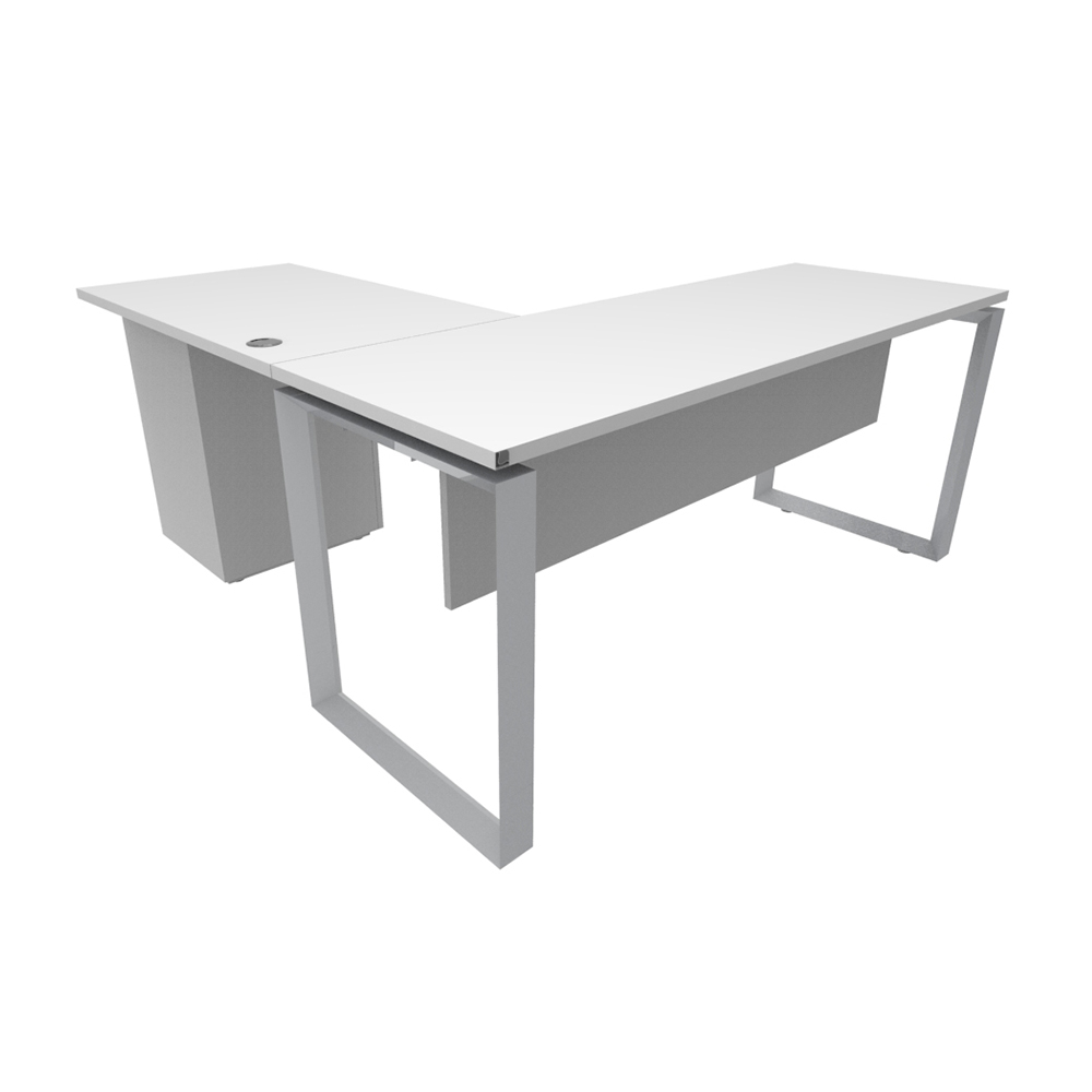 Nuvo_chiuso_triangolare_con_lateral_cajonera_pedestal_sin_elec_faldon_melamina_01 Nuvó Chiuso Triangolare   con Lateral y cajonera pedestal sin electrificación/ Faldón Melamina - Imagen 1