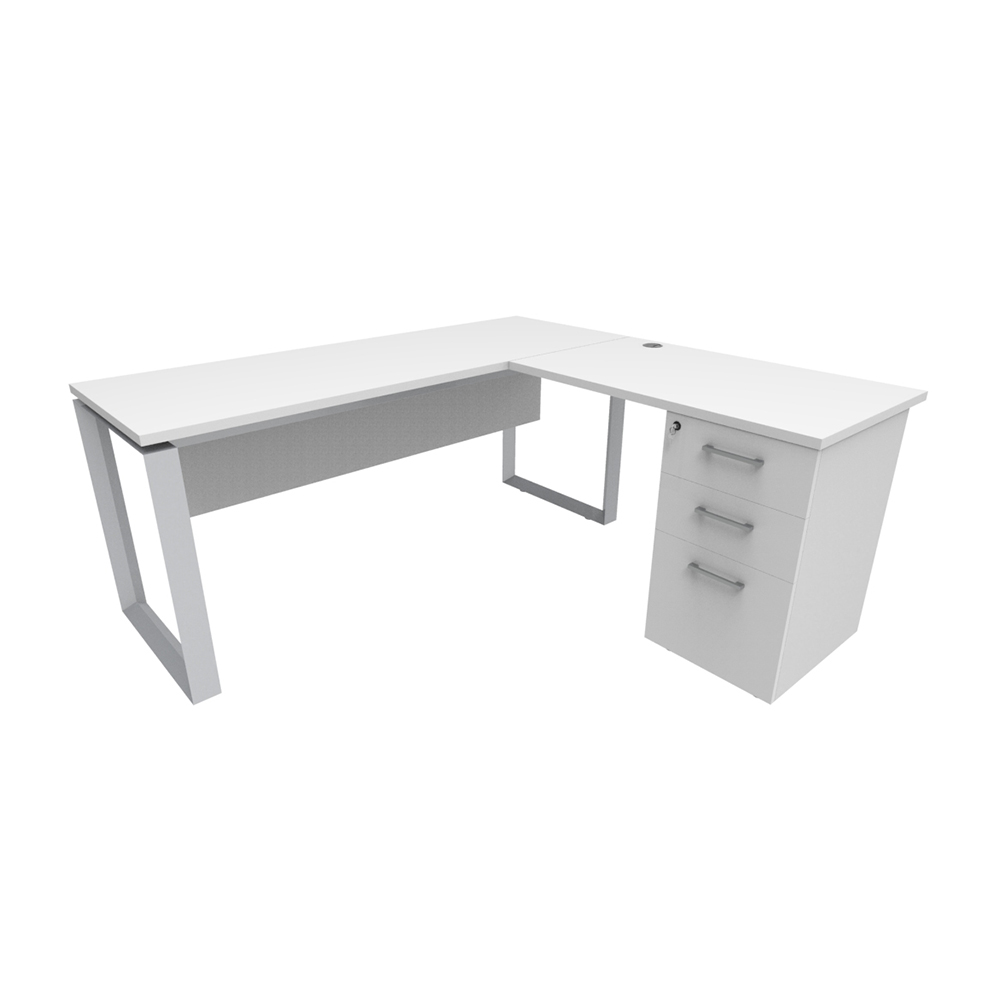 Nuvo_chiuso_triangolare_con_lateral_cajonera_pedestal_sin_elec_faldon_melamina_03 Nuvó Chiuso Triangolare   con Lateral y cajonera pedestal sin electrificación/ Faldón Melamina - Imagen 3