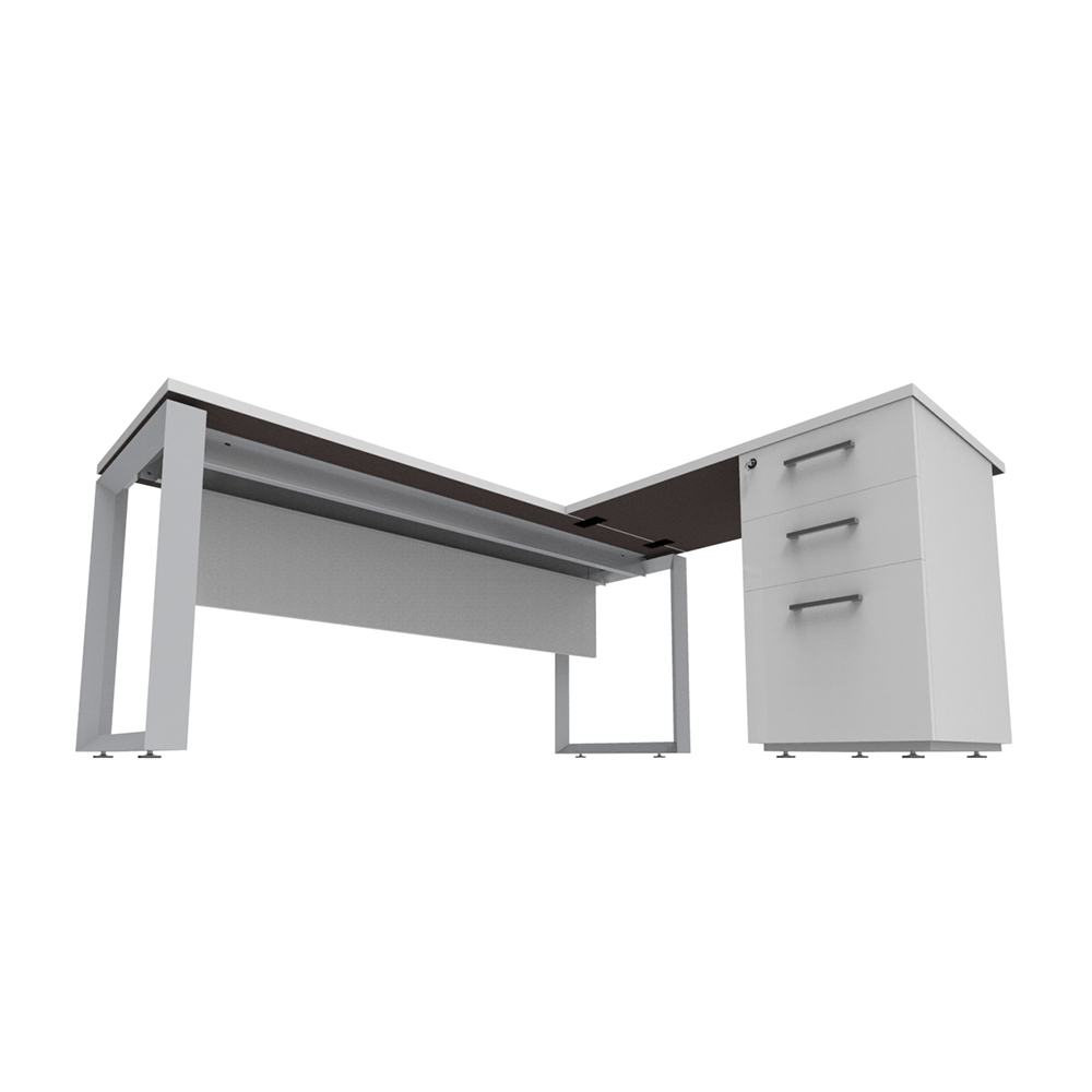 Nuvo_chiuso_triangolare_con_lateral_cajonera_pedestal_sin_elec_faldon_melamina_04 Nuvó Chiuso Triangolare   con Lateral y cajonera pedestal sin electrificación/ Faldón Melamina - Imagen 4