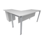 Nuvó Triangolare   con Lateral y cajonera pedestal sin electrificación/ Faldón Melamina