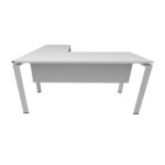 Nuvó Triangolare   con Lateral y cajonera pedestal sin electrificación/ Faldón Melamina - Imagen 2