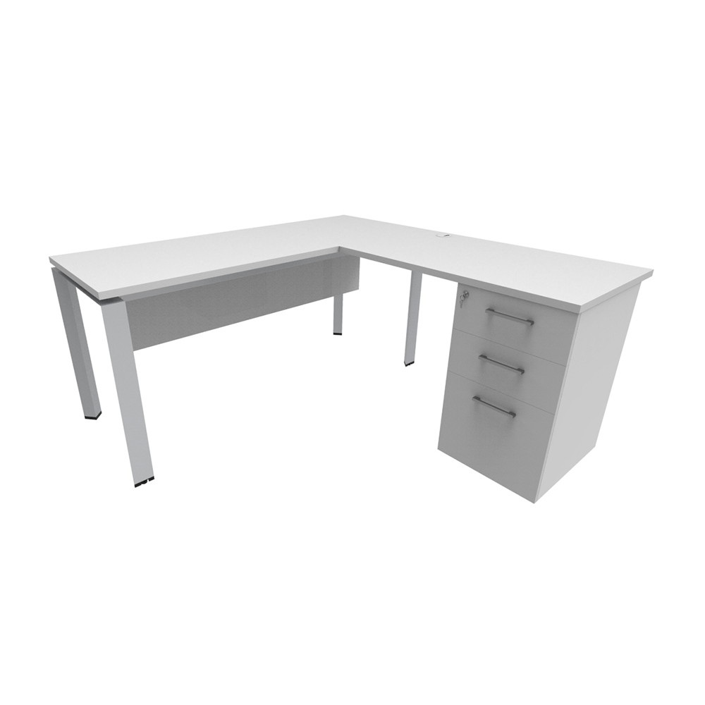 Nuvo_triangolare_con_lateral_cajonera_pedestal_sin_elec_faldon_melamina_03 Nuvó Triangolare   con Lateral y cajonera pedestal sin electrificación/ Faldón Melamina - Imagen 3