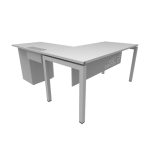 M8 - Lateral pedestal con electrificacion / Faldón Metalico
