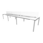 Bench M8 - 6p electrificable con pantalla divisora