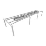 Bench M8 - 6p electrificable con pantalla divisora - Imagen 7