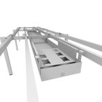 Bench M8 - 6p electrificable con pantalla divisora - Imagen 8