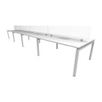 Bench M8 - 8p electrificable con pantalla divisora